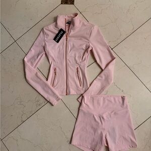 Baby pink playboy set